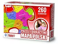 Puzzle - Zachem PUZZLE EDUKACYJNE 260 MAPA POLSKI - miniaturka - grafika 1