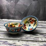 Kubki - Czarka ceramiczna ręcznie zdobiona „Polna łąka 1” 200ml - miniaturka - grafika 1