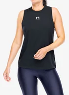 Koszulki i topy damskie - Top damski Under Armour Campus Muscle Tank - black/white - miniaturka - grafika 1