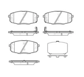 Klocki hamulcowe - RoadHouse Zestaw klocków hamulcowych, hamulce tarczowe 21038.12 - miniaturka - grafika 1