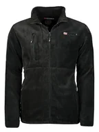 Odzież trekkingowa męska - Geographical Norway Kurtka polarowa "Upload" w kolorze czarnym - miniaturka - grafika 1