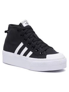 Adidas Buty Nizza Platform Mid W FY2783 Czarny - Trampki damskie - miniaturka - grafika 1