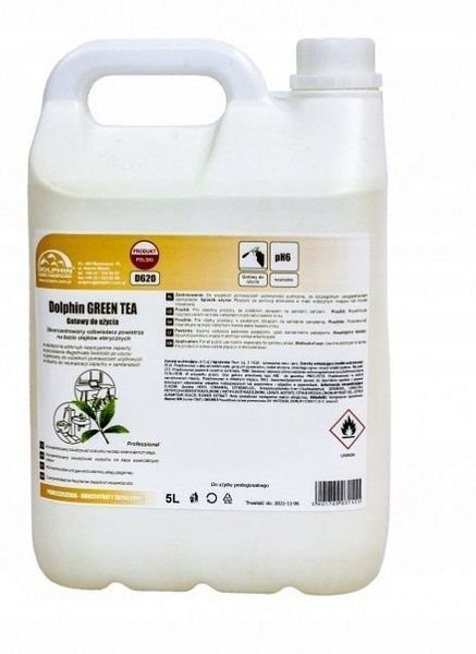 Dolphin Green Tea Odświeżacz Powietrza Zielona Herbata 5l