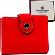 Portfele - Peterson Portfel damski średnich rozmiarów ze skóry ekologicznej - Peterson NoSize - miniaturka - grafika 1