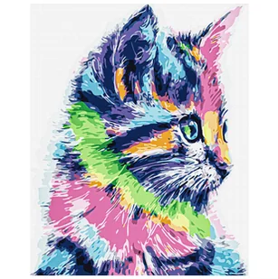 MALOWANIE PO NUMERACH KOT 40x50 cm Z RAMA OBRAZY DO MALOWANIA KREATYWNY - Malowanie po numerach MALOWANIE PO NUMERACH KOT 40x50 cm Z RAMA OBRAZY DO MALOWANIA KREATYWNY - Malowanie po numerach - miniaturka - grafika 1