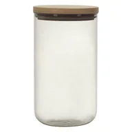 Pojemniki kuchenne - Fernity Pojemnik szklany z pokrywką 1l szary - miniaturka - grafika 1