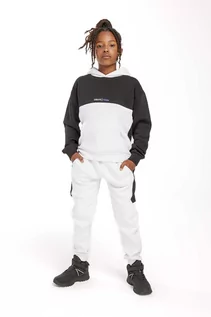 Dresy i komplety dla chłopców - Komplet dresowy chłopięcy szary- bluza z kapturem i spodnie dresowe - grafika 1
