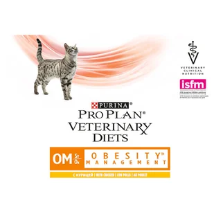Purina Pro Plan Veterinary Diets Feline OM ST/OX Obesity Management kurczak 2 x 10 x 85 g - Mokra karma dla kotów - miniaturka - grafika 1
