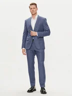 Garnitury - Boss Garnitur H-Huge-2Pcs-224 50509502 Niebieski Slim Fit - miniaturka - grafika 1