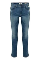 Spodenki męskie - Blend BHTwister fit NOOS fit - NOOS męskie spodnie jeansowe Denim Regular Fit, Denim Light Blue (76200), 34W / 32L - miniaturka - grafika 1