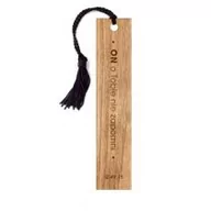 Zakładki do książek - Zakładka drewniana - ON o Tobie nie zapomni - miniaturka - grafika 1