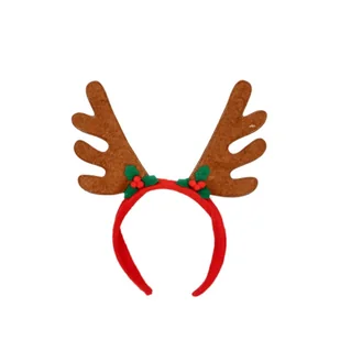 Opaska brązowe rogi - Ozdoby bożonarodzeniowe - miniaturka - grafika 1