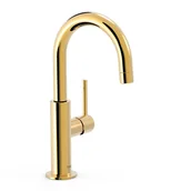 Baterie umywalkowe - Bateria umywalkowa Tres Study złoty połysk 26290403OR - miniaturka - grafika 1