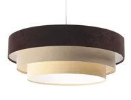 Lampy sufitowe - Potrójna okrągła lampa wisząca welurowa - 2X S445 T5-F16 - miniaturka - grafika 1