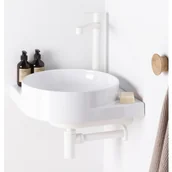 Umywalki - RAVAK X01775 Konsola umywalki Yard 450 C biała - miniaturka - grafika 1