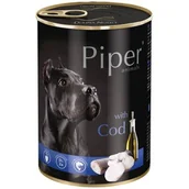 Mokra karma dla psów - Dolina Noteci PIPER z dorszem 400 g mokra karma dla dorosłych psów - miniaturka - grafika 1