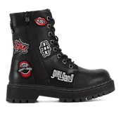 Buty dla dziewczynek - Trzewiki DeeZee CS2665-60 - miniaturka - grafika 1