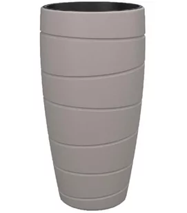 Doniczka Passa Wysoka z wkładem Taupe H:78cm 40x40 - Donice Doniczka Passa Wysoka z wkładem Taupe H:78cm 40x40 - Donice - miniaturka - grafika 1