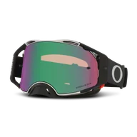 Gogle i okulary motocyklowe - Gogle Cross Oakley Airbrake M Metaliczny Szary Czarny - miniaturka - grafika 1