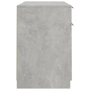 Biurko z szafką boczną, szarość betonu, materiał drewnopochodny! - Biurka - miniaturka - grafika 9