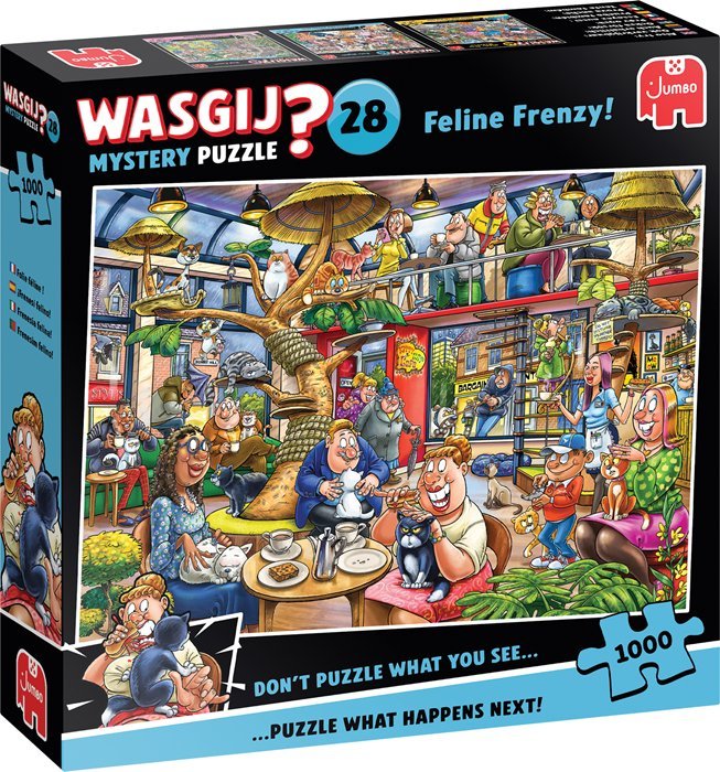 Tm Toys Tmt Puzzle 1000 Wasgij Mystery Koci Obłęd 02859