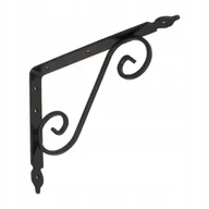 Zawiasy, okucia i inne akcesoria - Domax Woz 240 Wspornik Ornament Czarny - miniaturka - grafika 1