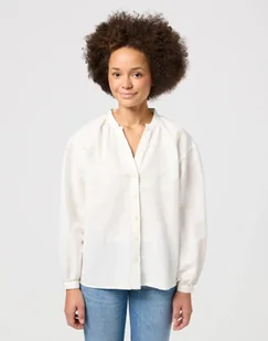 WRANGLER COOL GIRL SHIRT WORN WHITE 112356731 L - Koszule damskie - miniaturka - grafika 1
