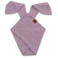 Chusty do noszenia dzieci - Pieluszka Dou Dou Bunny Z Organicznej Bio Bawełny Gots Cozy Muslin With Ears 2In1 Blush Hi Little One - miniaturka - grafika 1