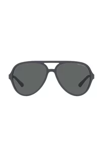 Armani Exchange okulary przeciwsłoneczne męskie kolor szary - Okulary przeciwsłoneczne - miniaturka - grafika 1