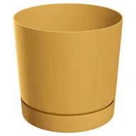 Donice - Doniczka Tubo 20cm musztardowa Prosperplast - miniaturka - grafika 1