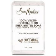 Mydła - Shea Moisture, 100% Virgin Coconut Oil Shea Butter Soap, 230g - miniaturka - grafika 1