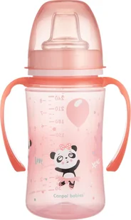 Canpol Kubek treningowy 240 ml Exotic Animals 35/208_pin Canpol babies - Kubki dla dzieci - miniaturka - grafika 1