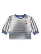 Kaftaniki dla niemowląt - Sense Organics Koszulka "Piloo" w kolorze niebiesko-szarym - miniaturka - grafika 1