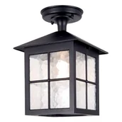 Lampy ogrodowe - Elstead Lighting Winchester Porch Lantern BL18A BLACK Lampa sufitowa ogrodowa IP43 stylowa BL18A BLACK) - miniaturka - grafika 1
