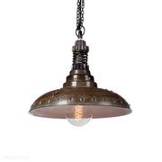 Lampy sufitowe - Metalowa industrialna lampa wisząca, loftowa do salonu, kuchni 36cm, Loftlight (Factoria) - miniaturka - grafika 1