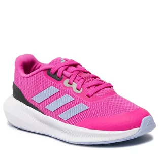 Buty dla dziewczynek - Buty adidas RunFalcon 3 Sport Running Lace Shoes HP5837 Różowy - grafika 1