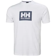 Koszulki sportowe męskie - Koszulka męska Helly Hansen Hh Box T 2.0 Rozmiar: L / Kolor: biały - miniaturka - grafika 1