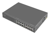 Powerline communications - Digitus Injektor 8-portowy Gigabit Ethernet PoE+, 802.3bt, 250 W - miniaturka - grafika 1