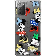 Etui i futerały do telefonów - ERT GROUP etui na telefon Samsung GALAXY NOTE 20, case oryginalny i oficjalnie licencjonowany przez Disney, wzór Minnie 076, optymalnie dopasowane, plecki z TPU częściowo przeźroczyste - miniaturka - grafika 1