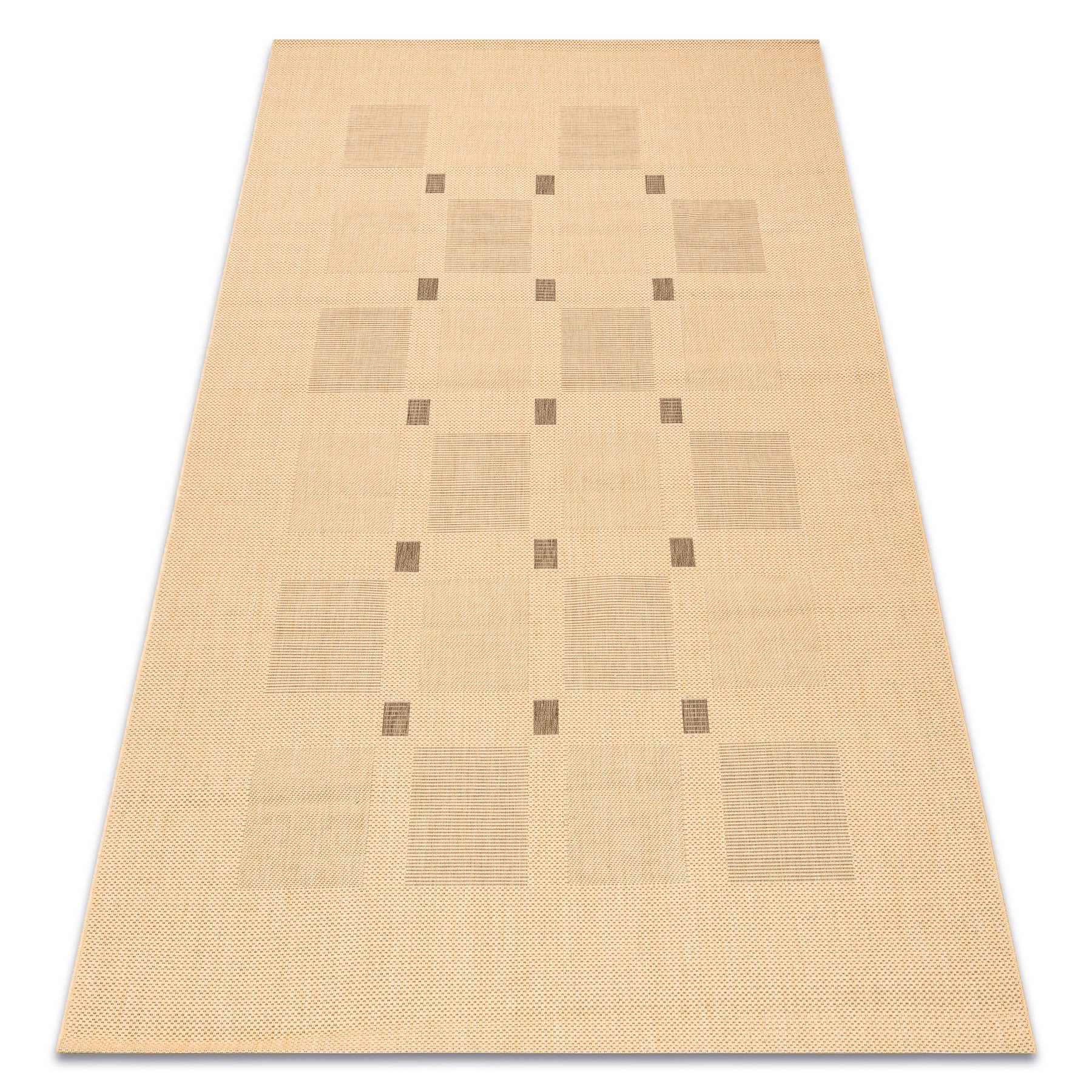 DYWAN SZNURKOWY SIZAL FLOORLUX 20079 mais / coffeee beżowy 240x330 cm