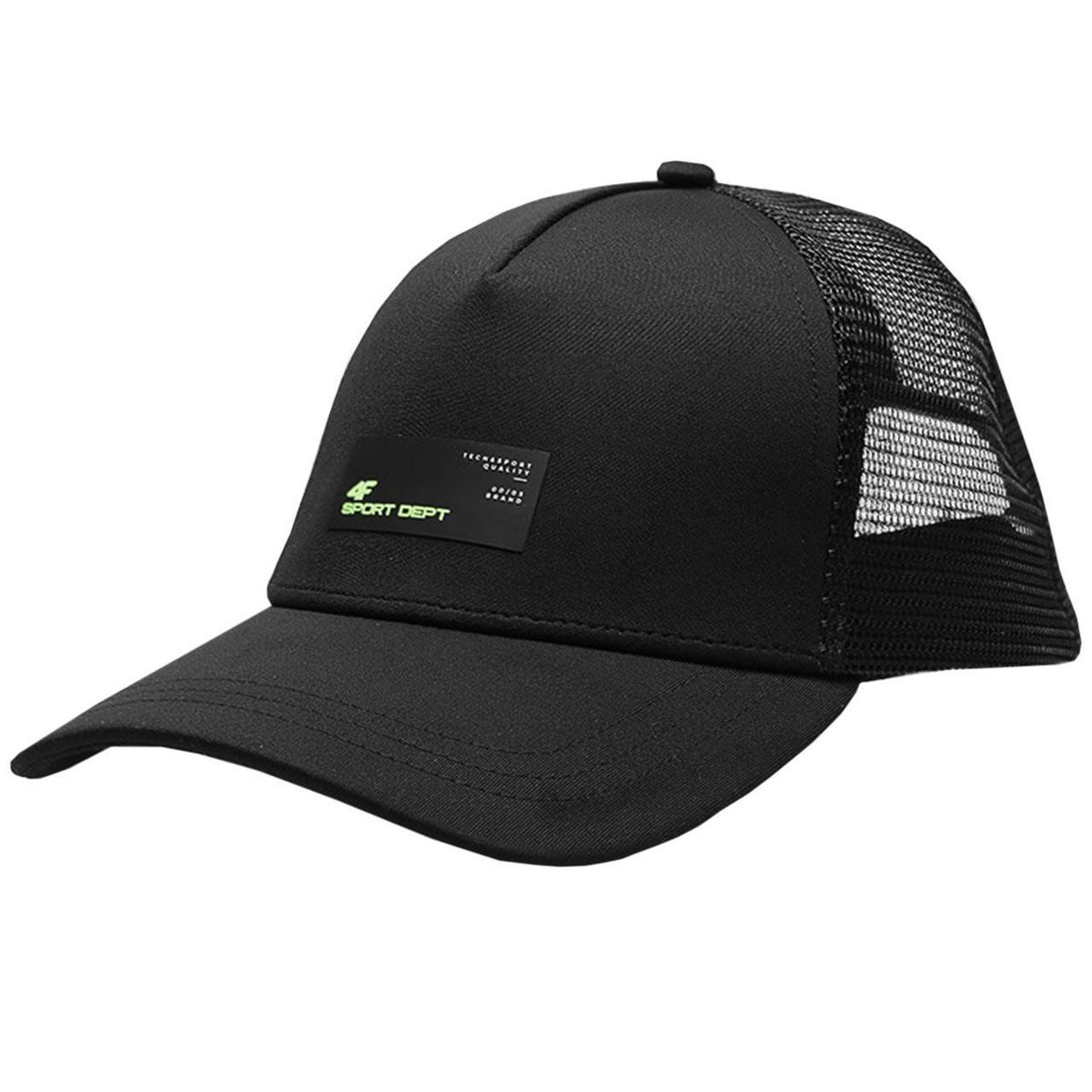 Czapka z daszkiem męska 4F M123 głęboka czerń 4FSS23ACABM123 20S-L