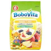 Kaszki dla dzieci - Bobovita Kaszka 7 zbóż z jabłkami i śliwkami Dla Małego Brzuszka - miniaturka - grafika 1