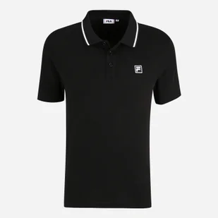 Koszulka polo męska elegancka Fila FAM0319-80010 M Czarna (4064556414939) - Koszulki męskie - miniaturka - grafika 1