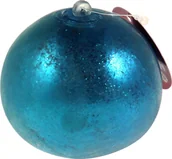 Zabawki kreatywne - Tm Toys Piłka sensoryczna GNIOTEK antystresowa niebieska brokatowa rehabilitacyjna - miniaturka - grafika 1