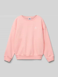 Bluza z wyhaftowanym logo - Bluzy dla dziewczynek - miniaturka - grafika 1