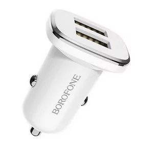 Borofone Borofone ładowarka samochodowa 2x USB biały 10_16116 - Ładowarki samochodowe - miniaturka - grafika 2