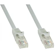 Pozostałe akcesoria sieciowe - Techly Patchcord Cat.6 UTP CCA 1m szary - miniaturka - grafika 1