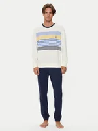 Piżamy męskie - United Colors Of Benetton Piżama 3VD04P02D Granatowy Regular Fit - miniaturka - grafika 1