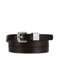 Paski - Pasek Damski Gino Rossi BLYL24002-3 SVL Brązowy - miniaturka - grafika 1