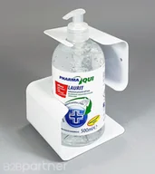 Dezynfekcja - B2B Partner Uchwyt na ścianę z żelem dezynfekującym 500 ml 148004 - miniaturka - grafika 1